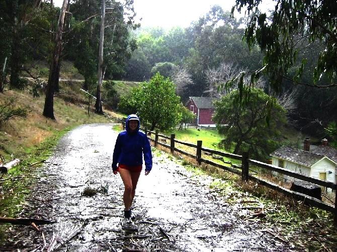 Gillian Running Through Camp Reynolds
