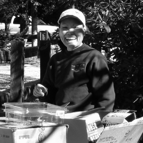 Kyong (Suki) Martin, aid station captain