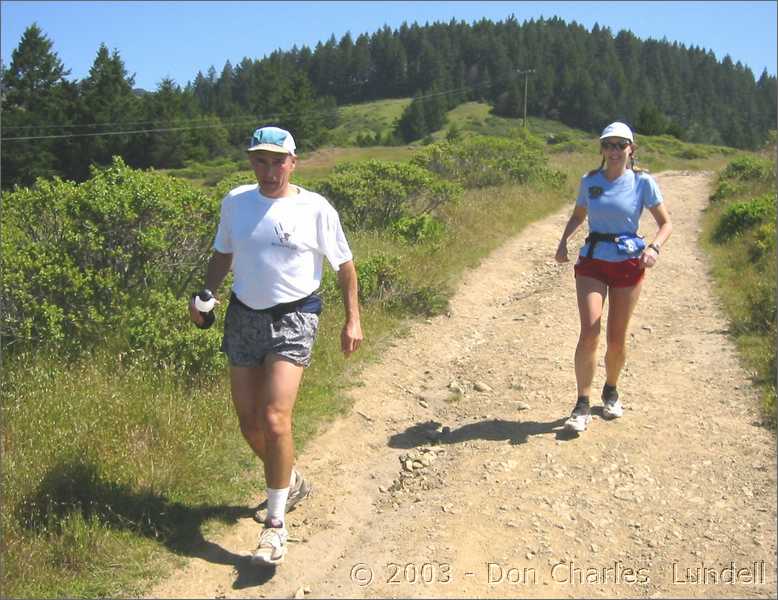 Gillian and pacer Steve Jaber