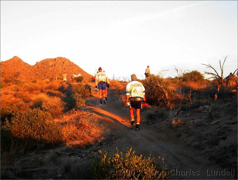 Early in the first loop