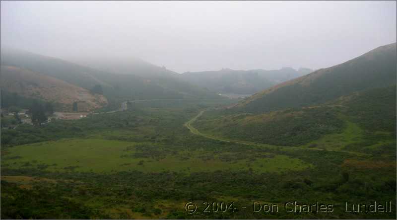 Fog-shrouded valley