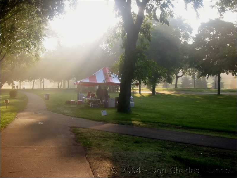 The far side aid station