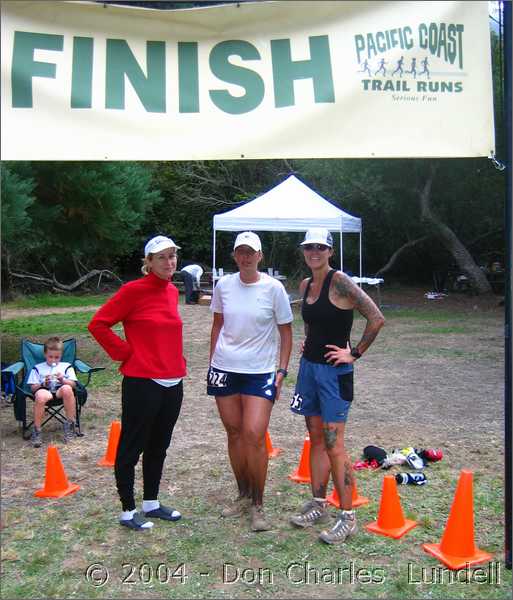 Great job Cindy  -- her first (unplanned) ultra!