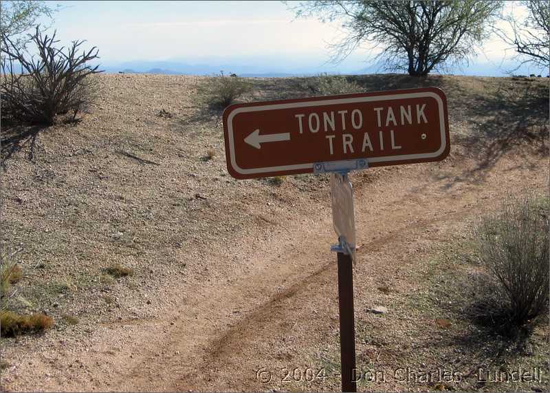 Finally, the Tonto Tank Trail