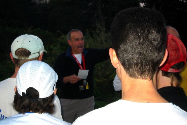 Steve Jaber gives more last-minute instructions