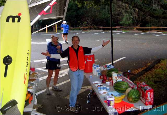 Welcome to the Muir Woods aid station