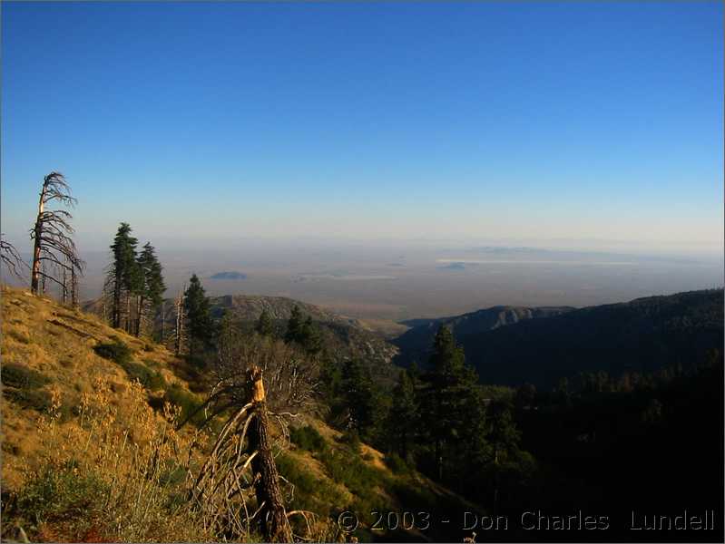 View to the desert