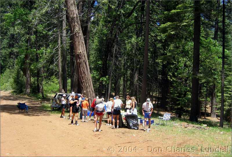 Aid station after Devil's Thumb