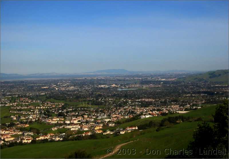 San Francicso and Mt. Tam in the distance