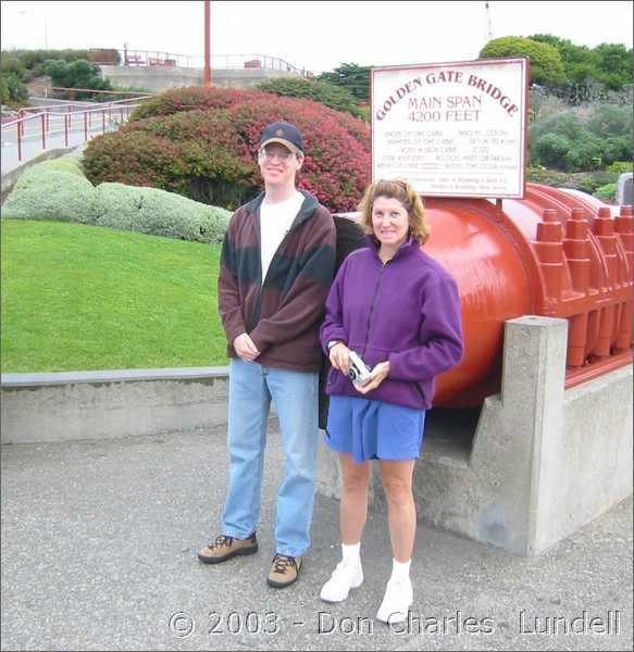 Joel Gartner and Ruth Zamist, our day 1 transportation