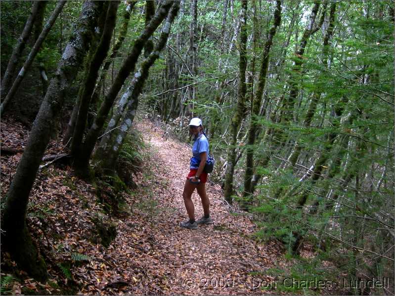 Gillian, on the Coastal Trail