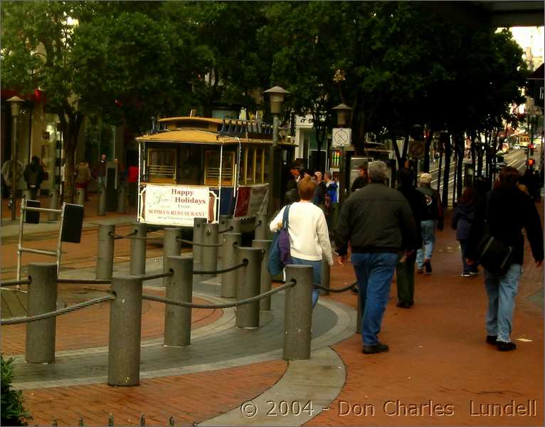 Cable car roundabout