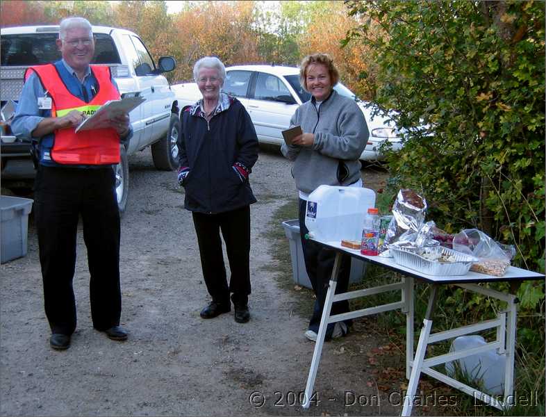 Maple Creek aid station