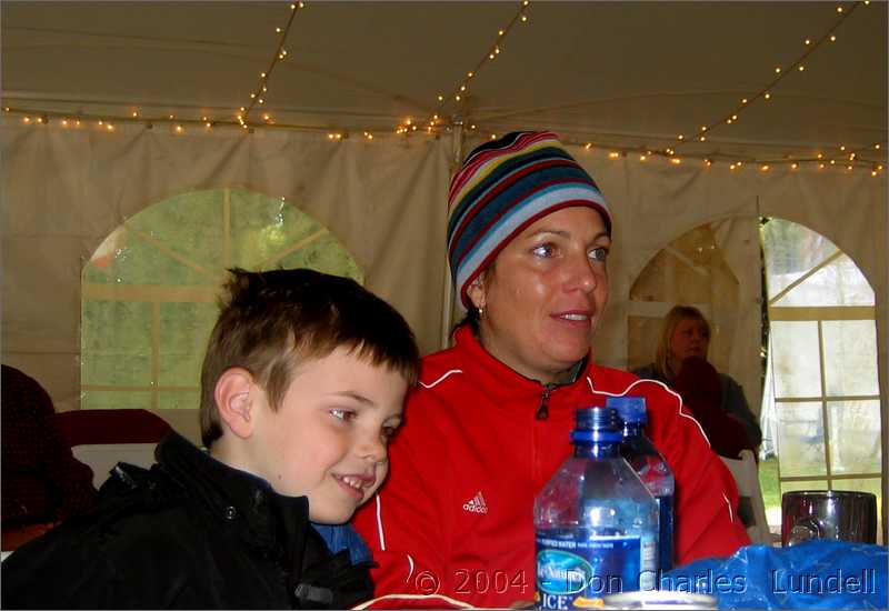 Cindy and Chance at the award ceremony