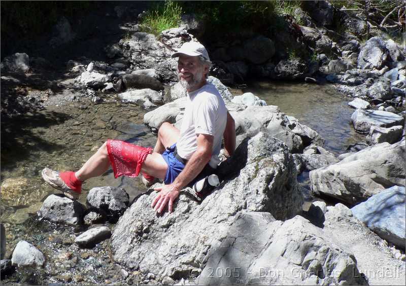 Dave Wright cooling off